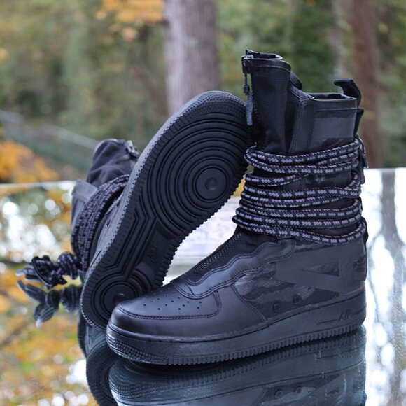 Nike SF Air Force 1 High Black - Picture 6 of 13